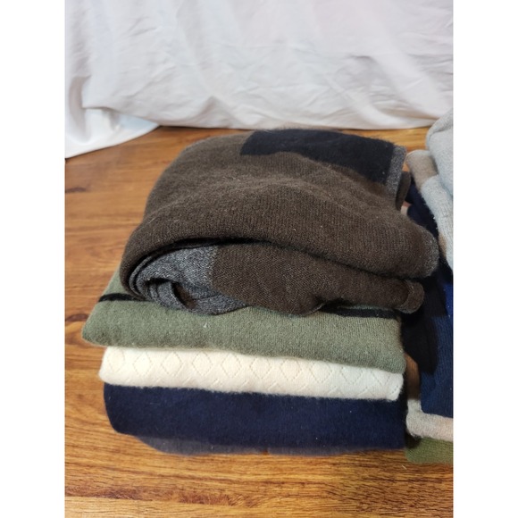Lot Of 10 100% Cashmere Sweaters Upcycle Crafters Cutters Multi Colors and Sizes - Picture 3 of 3